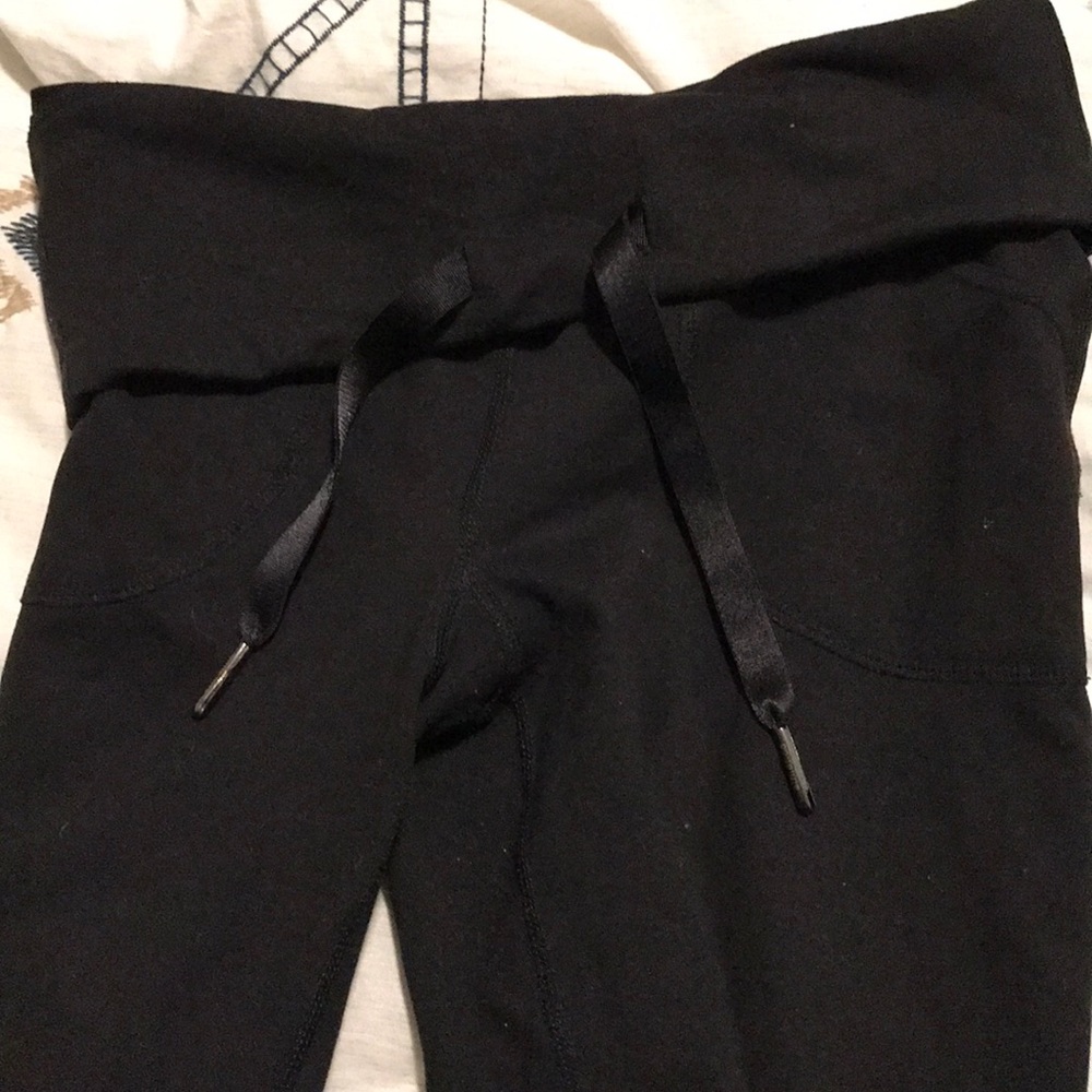 Lulu lemon fold over tie waist leggings